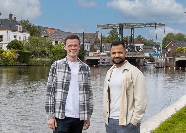 Onze nieuwe collega's Conor Mullens en Hassan Al-Raheem - Goudkuil Bouwmanagement