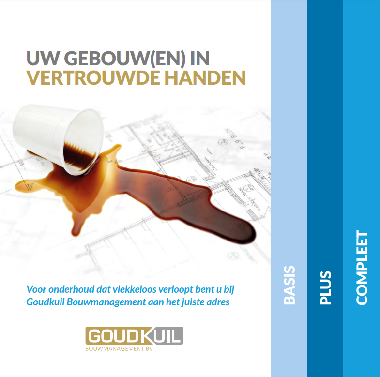 Brochure onderhoudspakketten Goudkuil Bouwmanagement