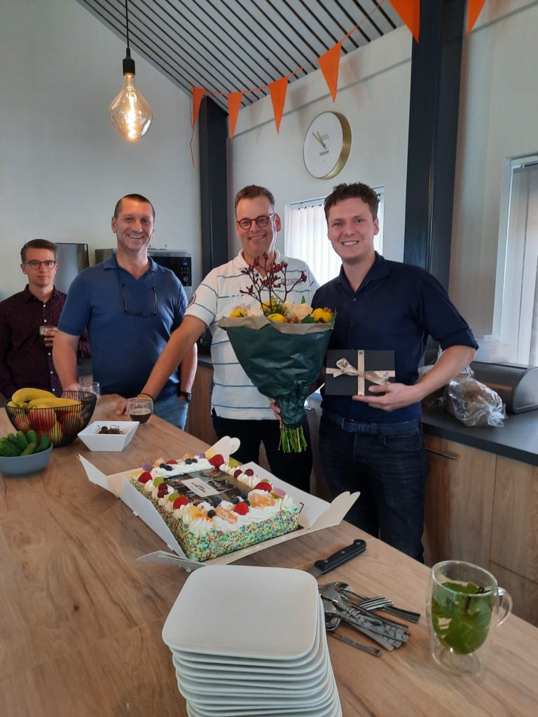 Danny Heemskerk 5 jaar in dienst bij Goudkuil Bouwmanagement